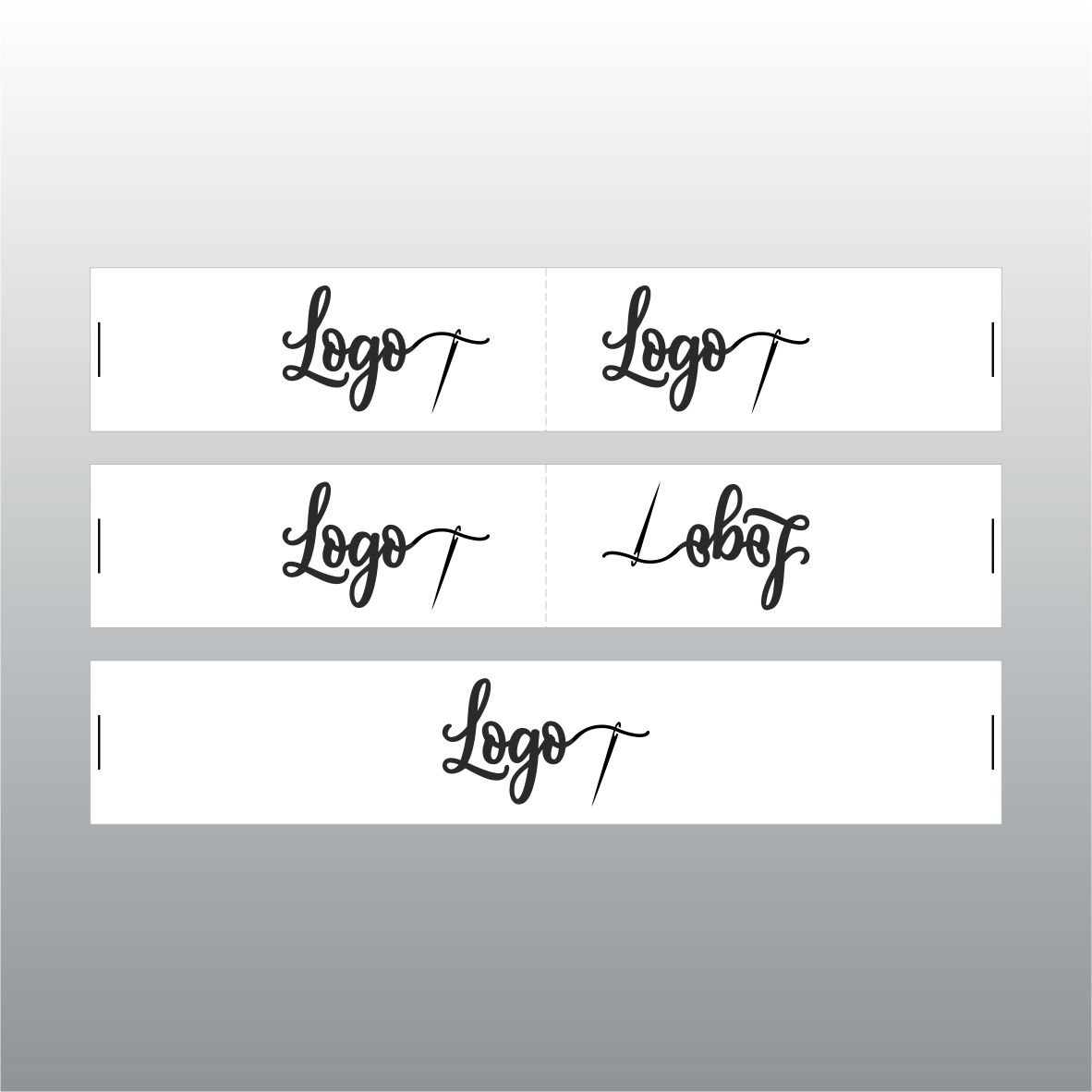 15mm laiune, horisontaalne nailonsilt. Logoga.
