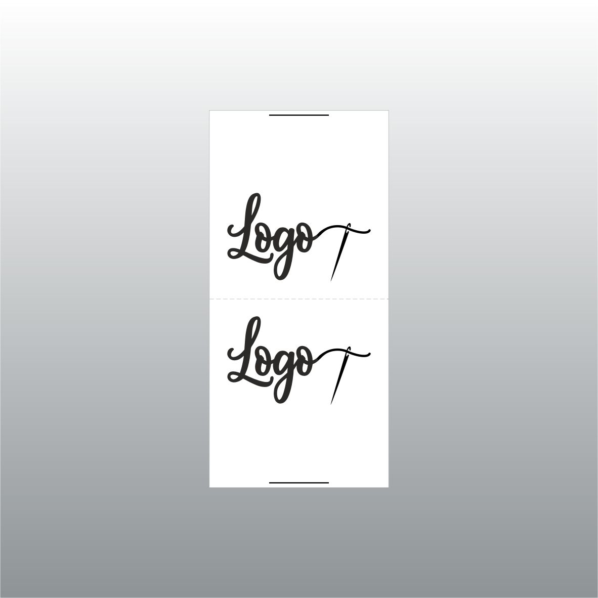 30mm laiune, valge satiinsilt. Logo mõlemal pool.