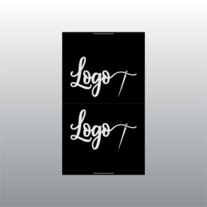 40mm laiune, must satiinsilt. Logo mõlemal pool.